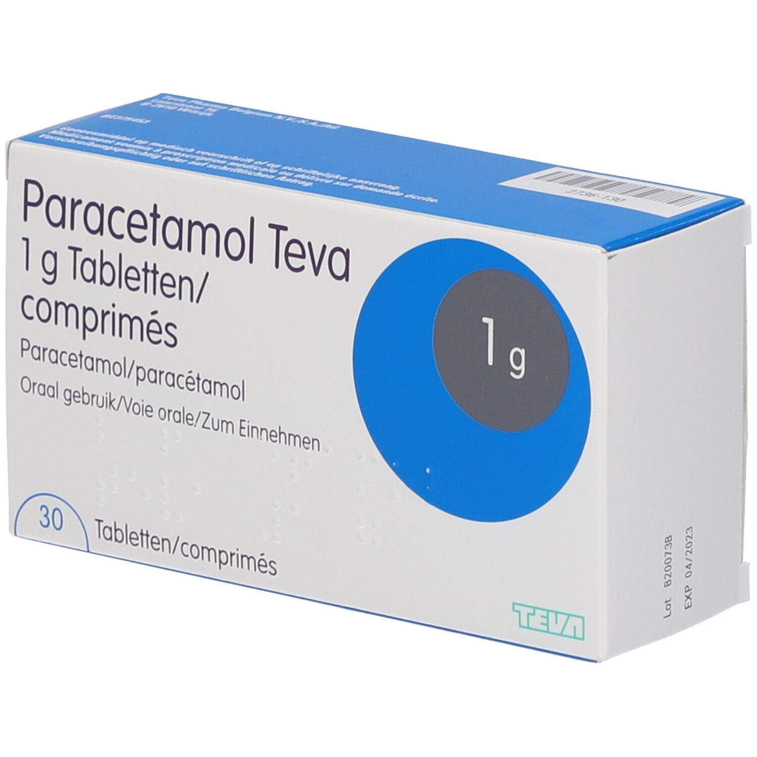 Paracetamol Teva 1g