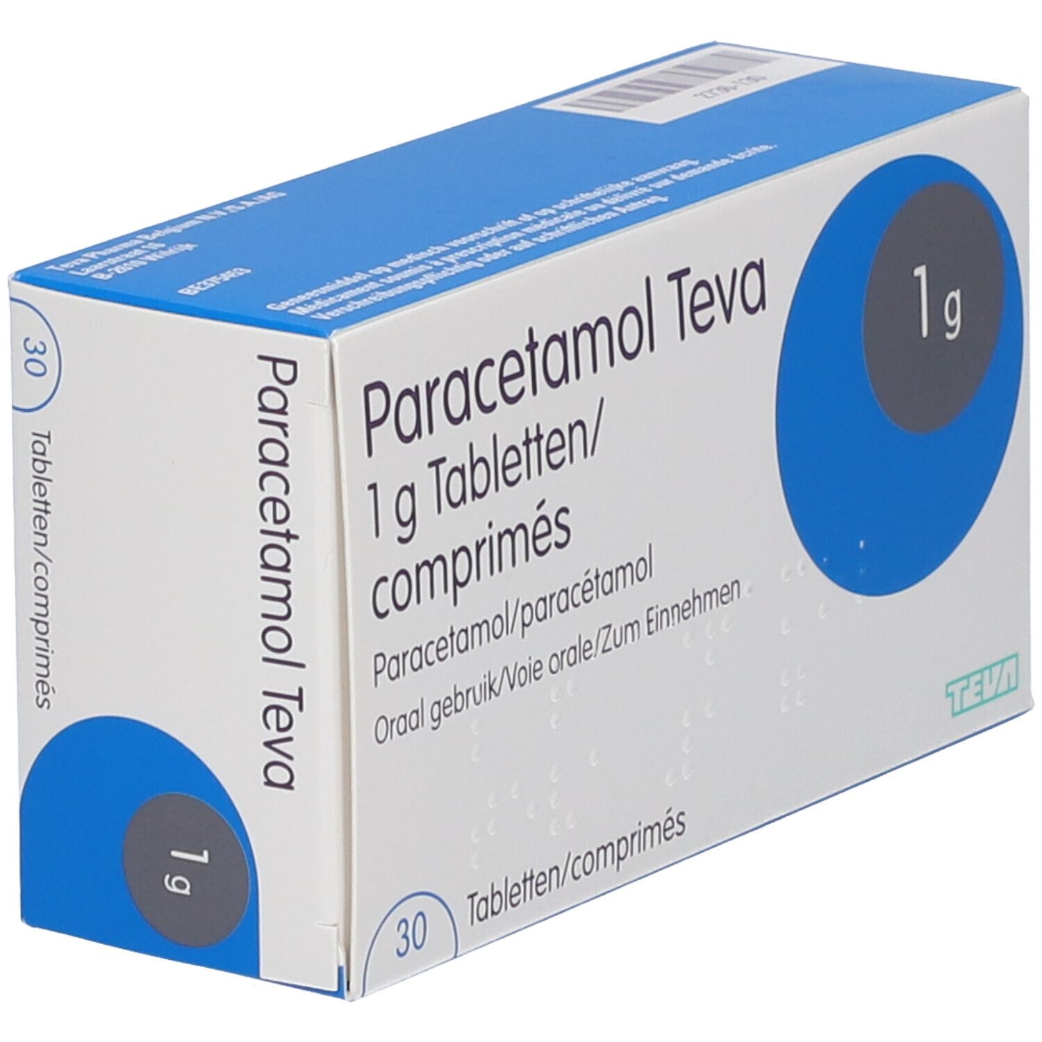 Paracetamol Teva 1g