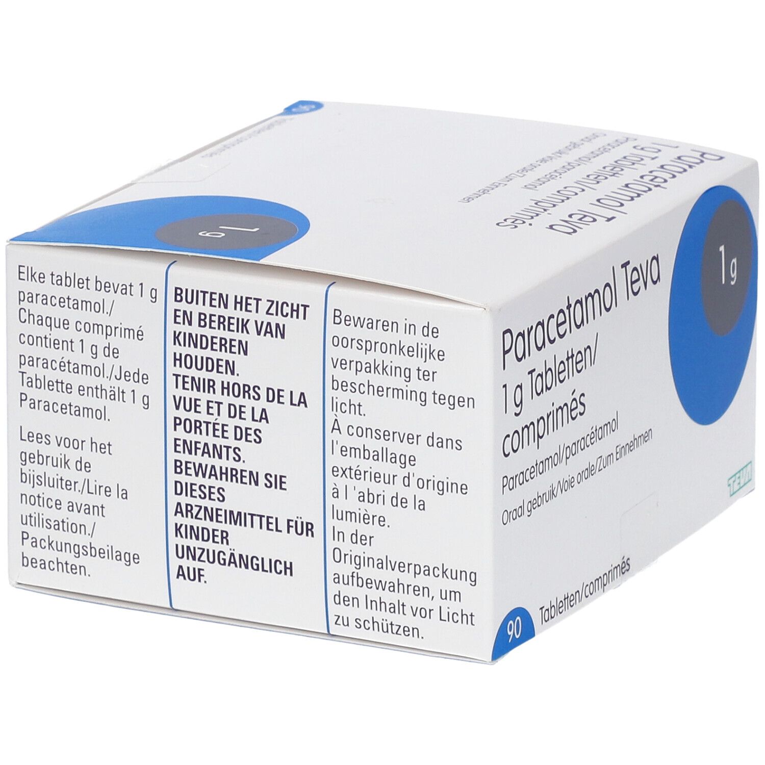 Paracetamol Teva 1g