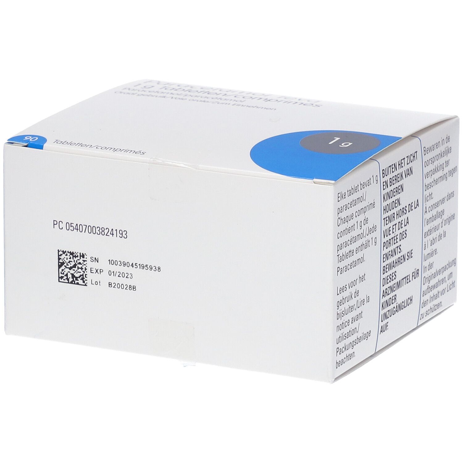 Paracetamol Teva 1g