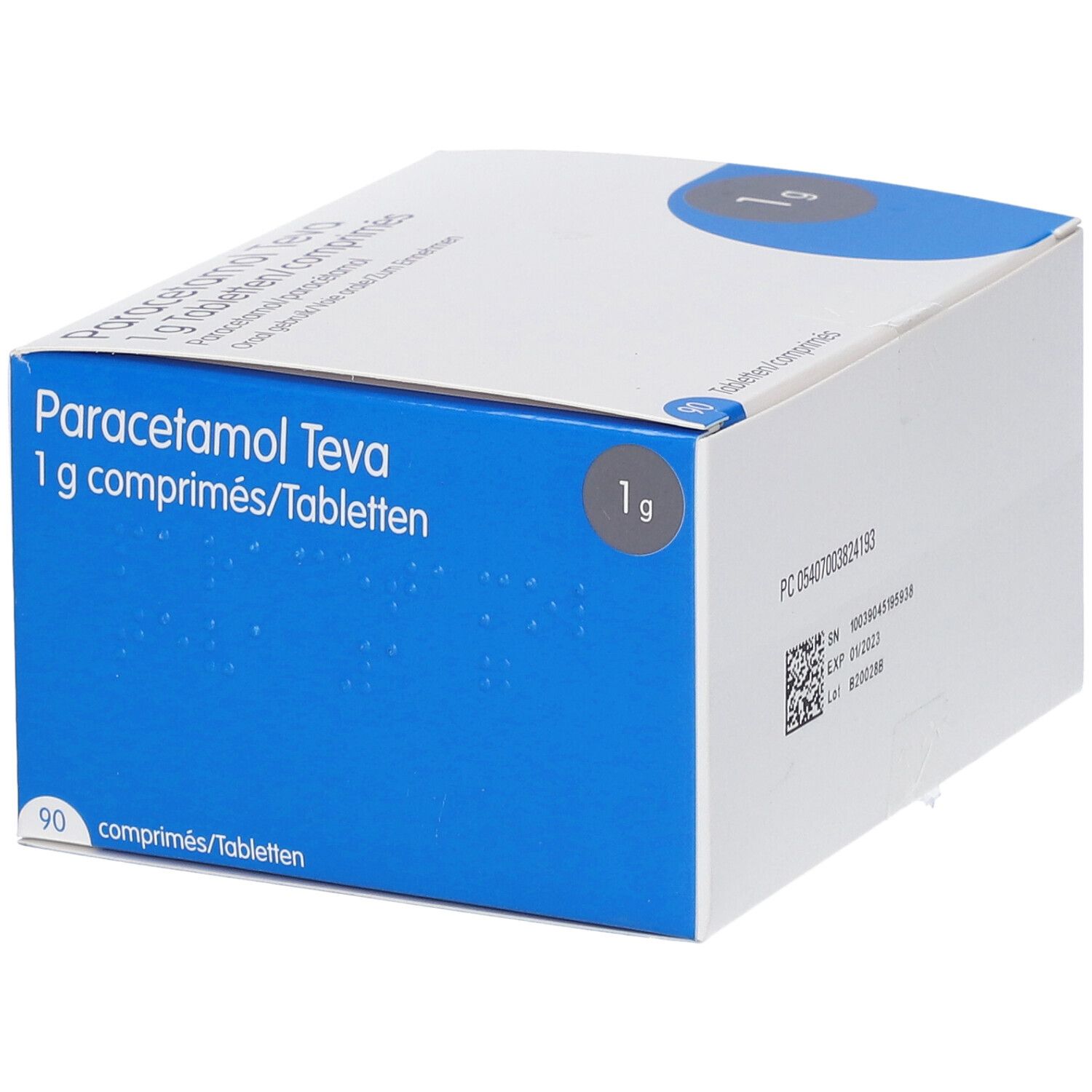 Paracetamol Teva 1g