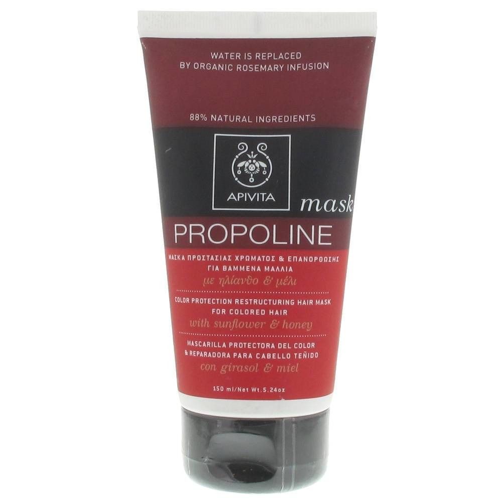 Apivita Propoline Masker Met Zonnebloem & Honing Kleurbescherming En Herstellend