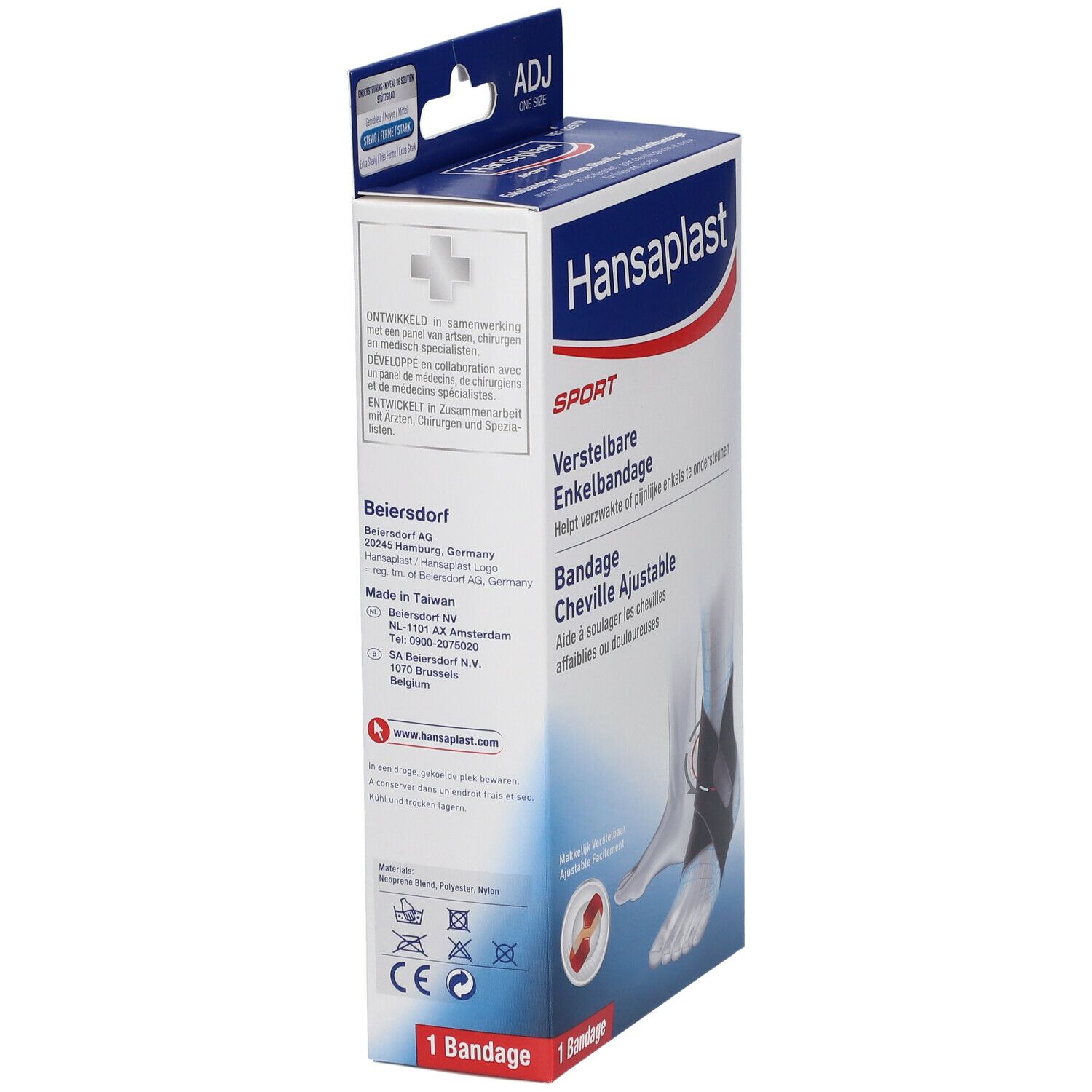 Hansaplast Sport Enkelbandage Verstelbaar