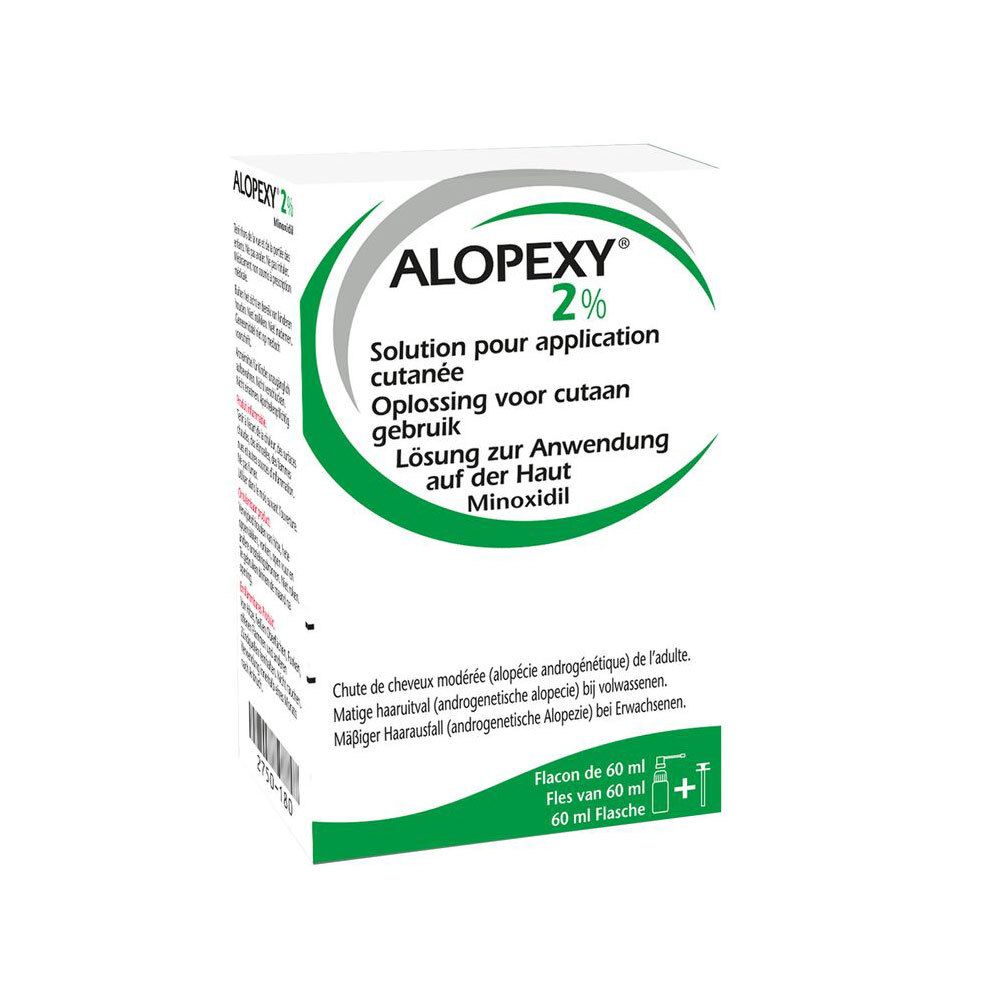 ALOPEXY 2% | Oplossing Minoxidil Voor Matige Alopecia Androgenetica Bij Volwassen Mannen En Vrouwen