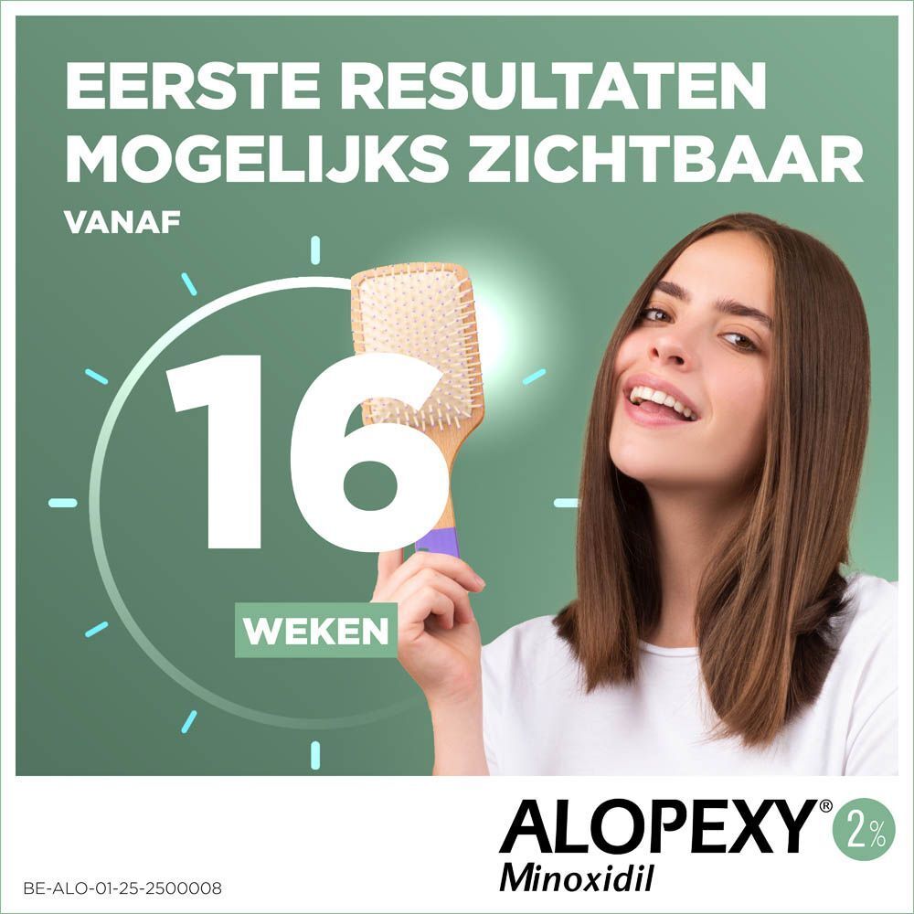 ALOPEXY 2% | Oplossing Minoxidil Voor Matige Alopecia Androgenetica Bij Volwassen Mannen En Vrouwen