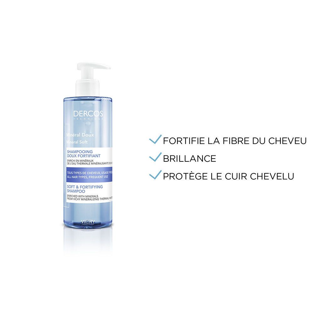 Vichy Dercos Minéral Doux Shampooing Doux Fortifiant