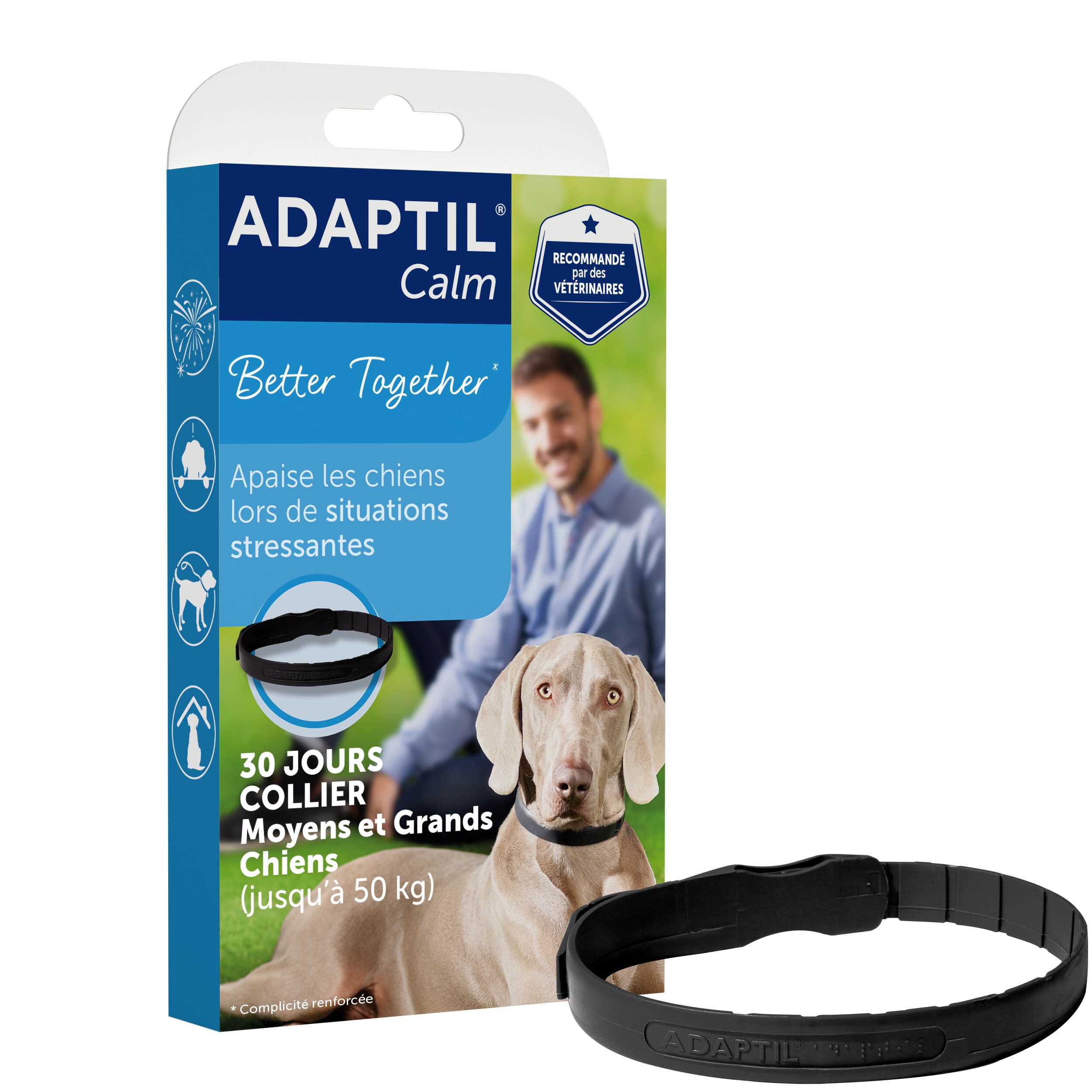 Adaptil Calm Collier Chiens Moyens et Grands