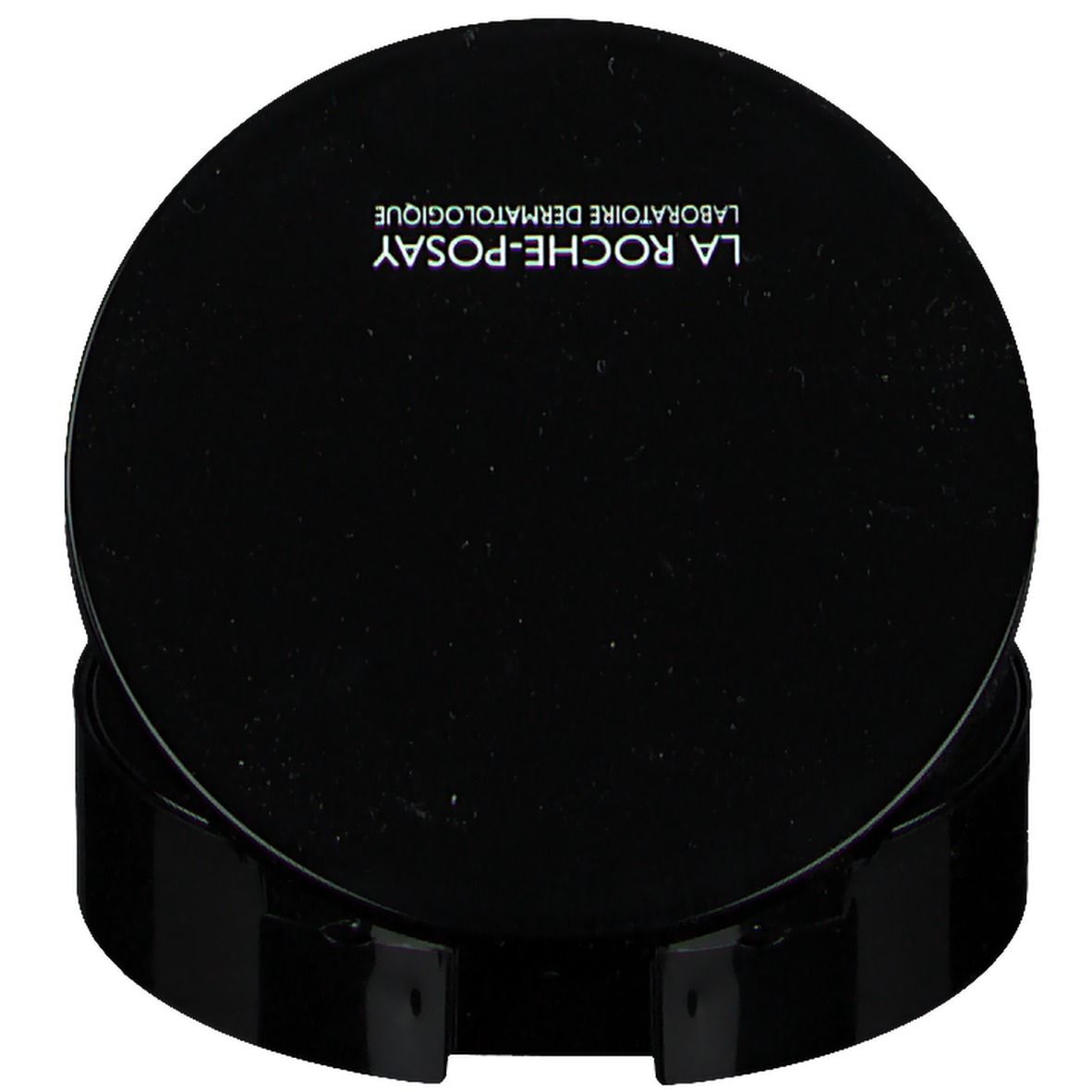 Gesloten compacte make-up. Zwarte verpakking. Merk La Roche-Posay.