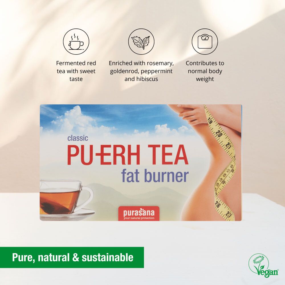 Purasana® Pu Erh Thee Vetverbranding