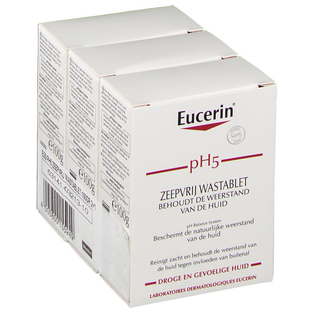 Eucerin pH5 Pain Dermatologique 2+1 GRATUIT