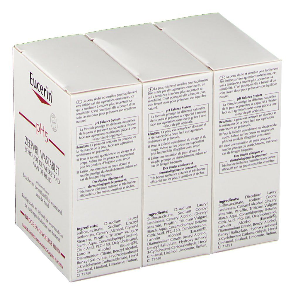 Eucerin pH5 Pain Dermatologique 2+1 GRATUIT