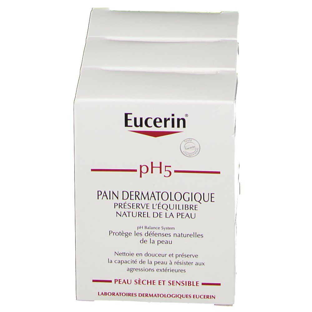 Eucerin pH5 Pain Dermatologique 2+1 GRATUIT