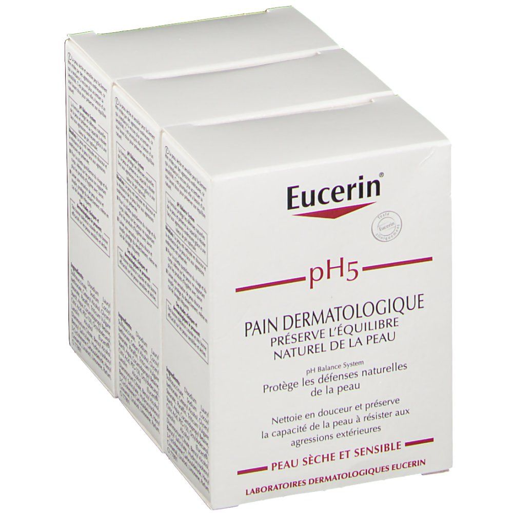 Eucerin pH5 Pain Dermatologique 2+1 GRATUIT