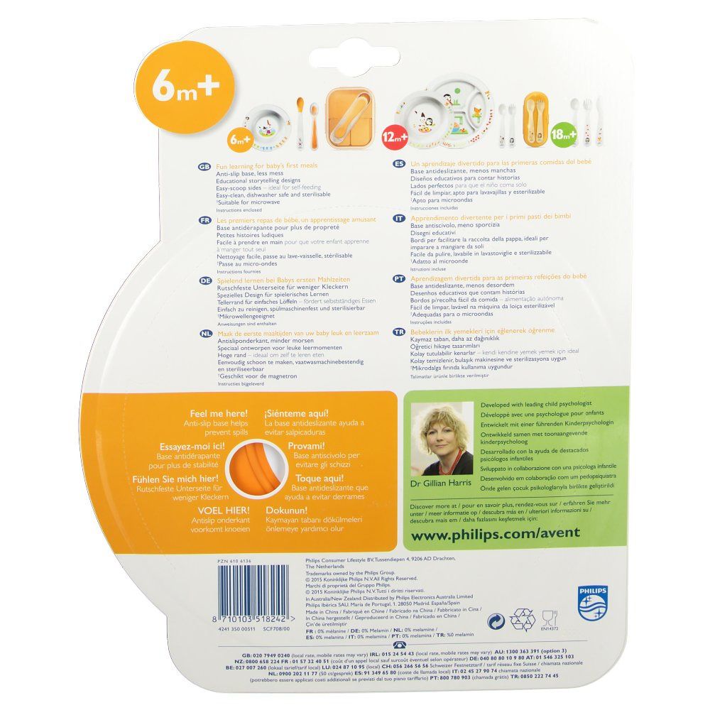 Avent Plat 2 mesurer +6m