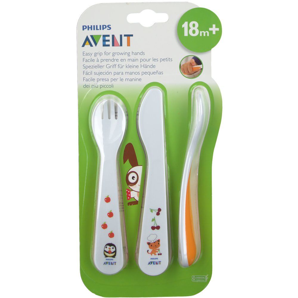 Avent Lepel Vork Mes + 18m