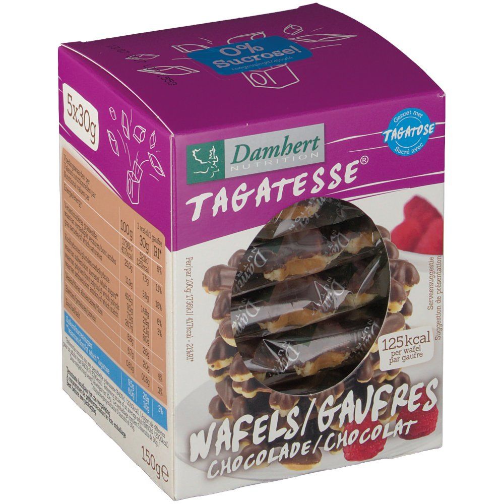 Damhert Gaufres au chocolat tagatose
