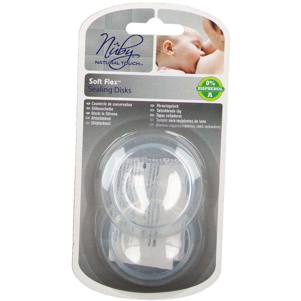 Nuby Natural Touch Soft Flex Sealing Disk Silicone