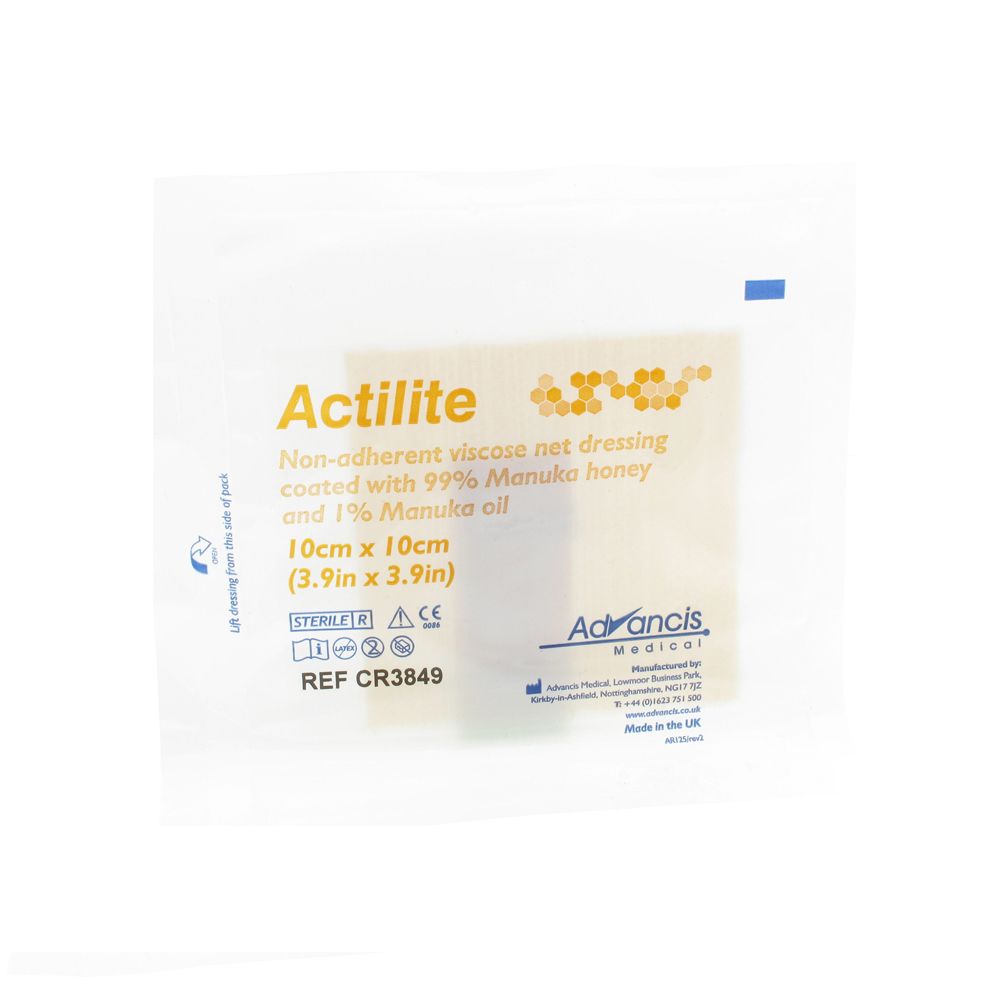 Actilite Verband Niet Klevend 10cm x 10cm