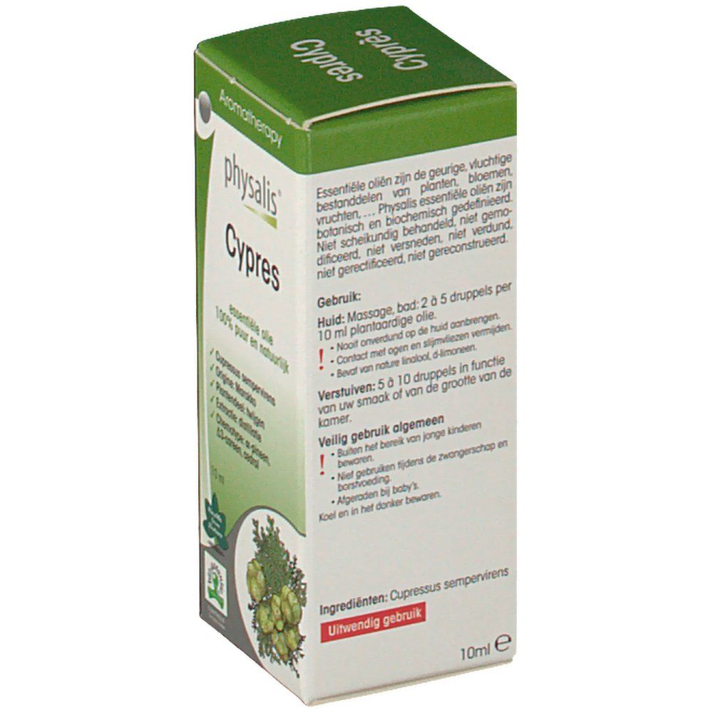 Physalis Cyprès Huile Essentielle Bio