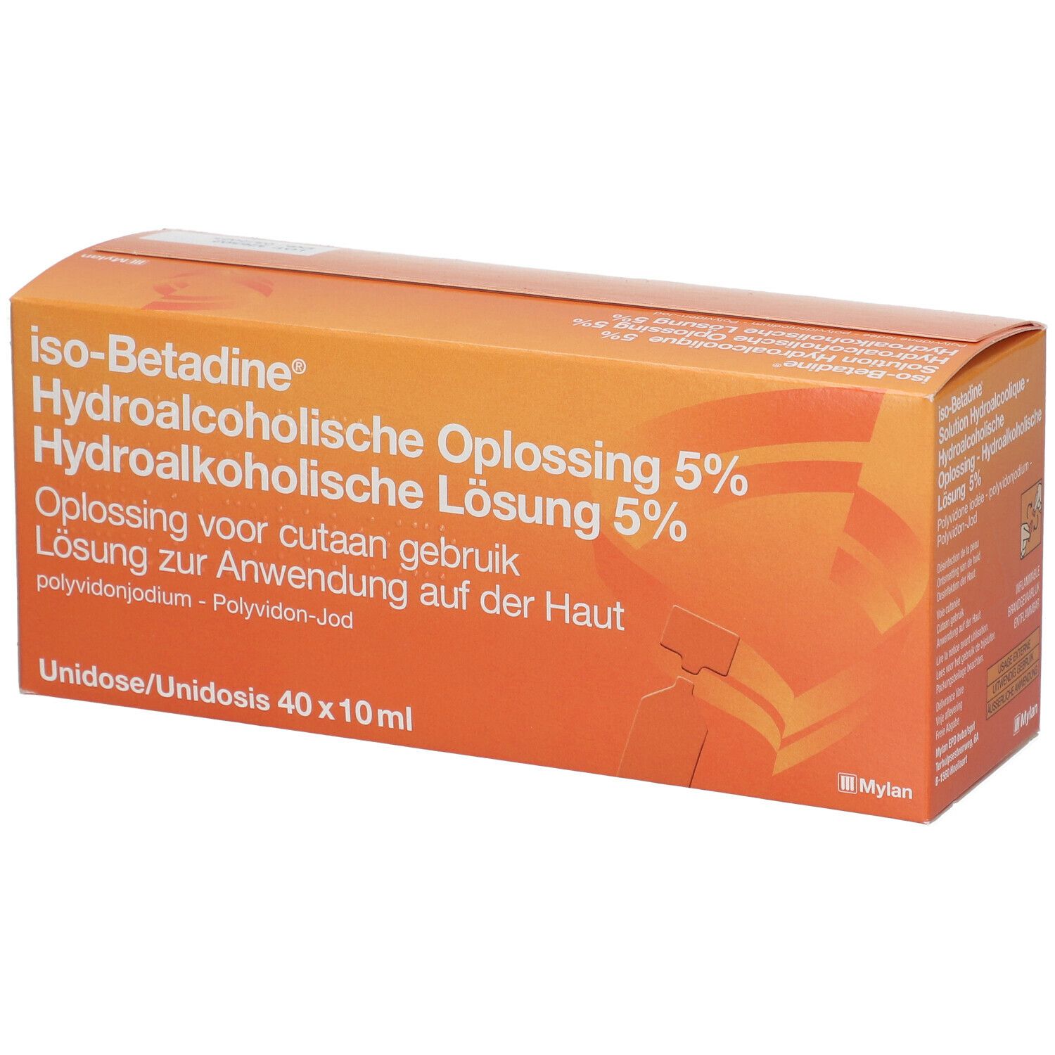 solution hydroalcoolique d'iso-Bétadine® 5