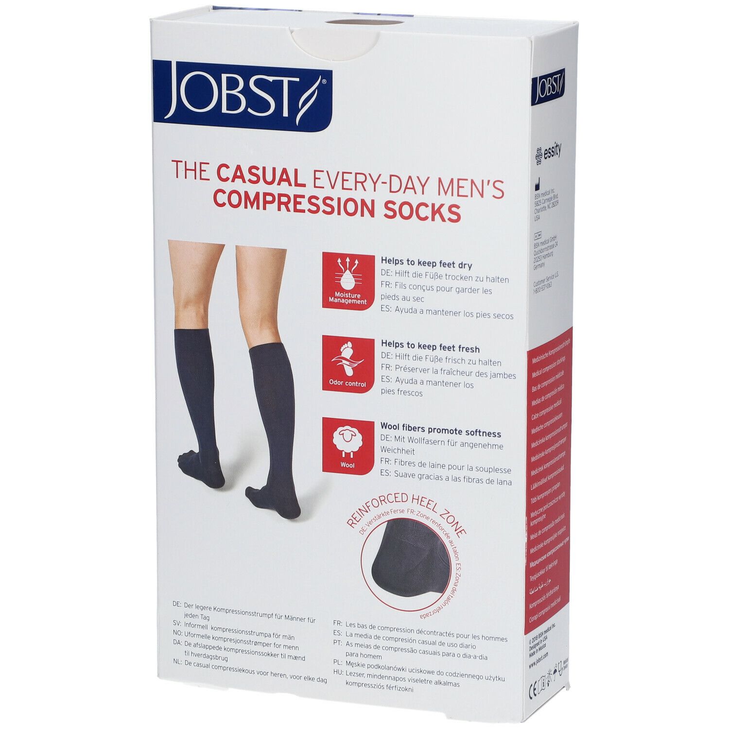 JOBST for Men K2 Casual Large Navy