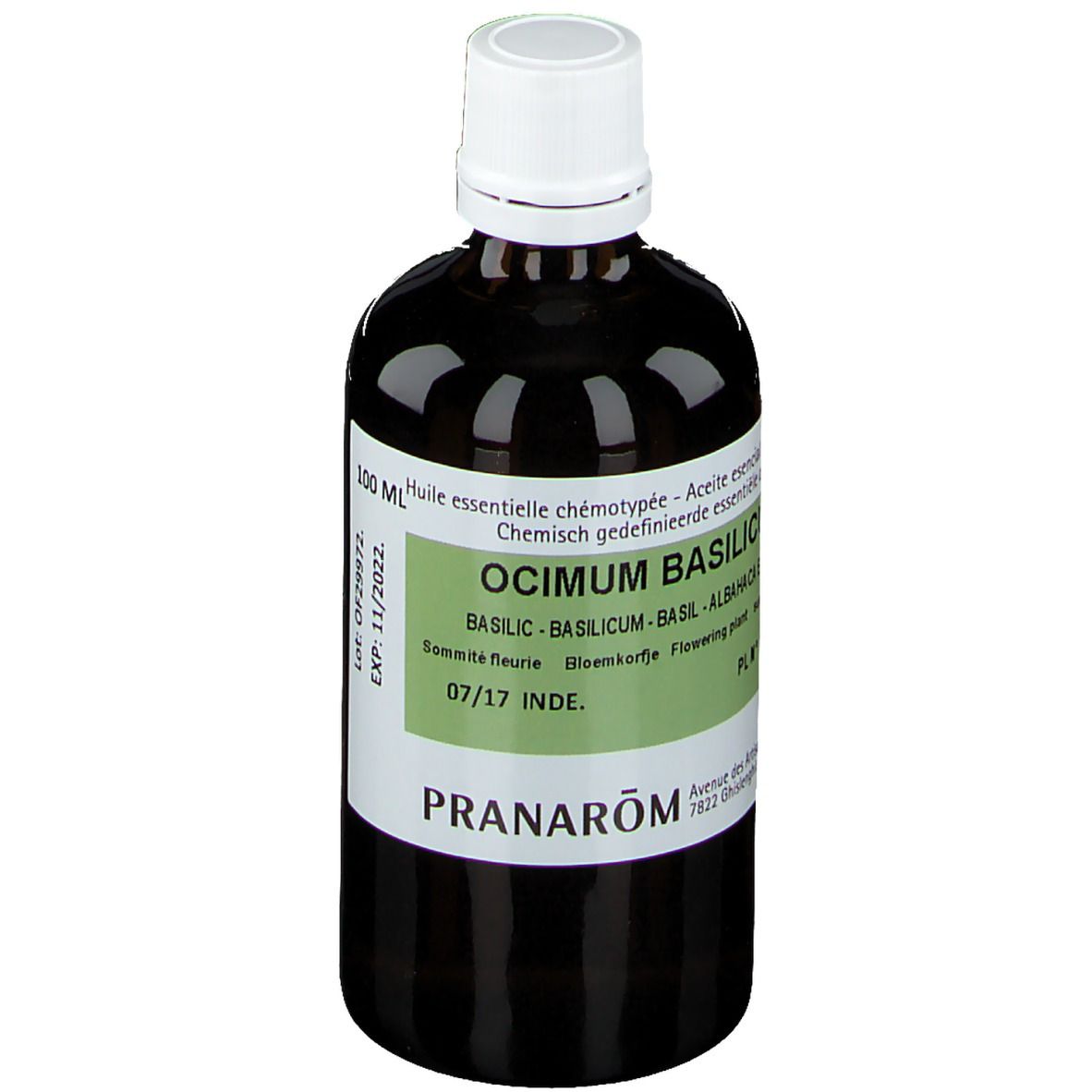 Pranarom Basilicum Exot Pakistan Essentiële Olie