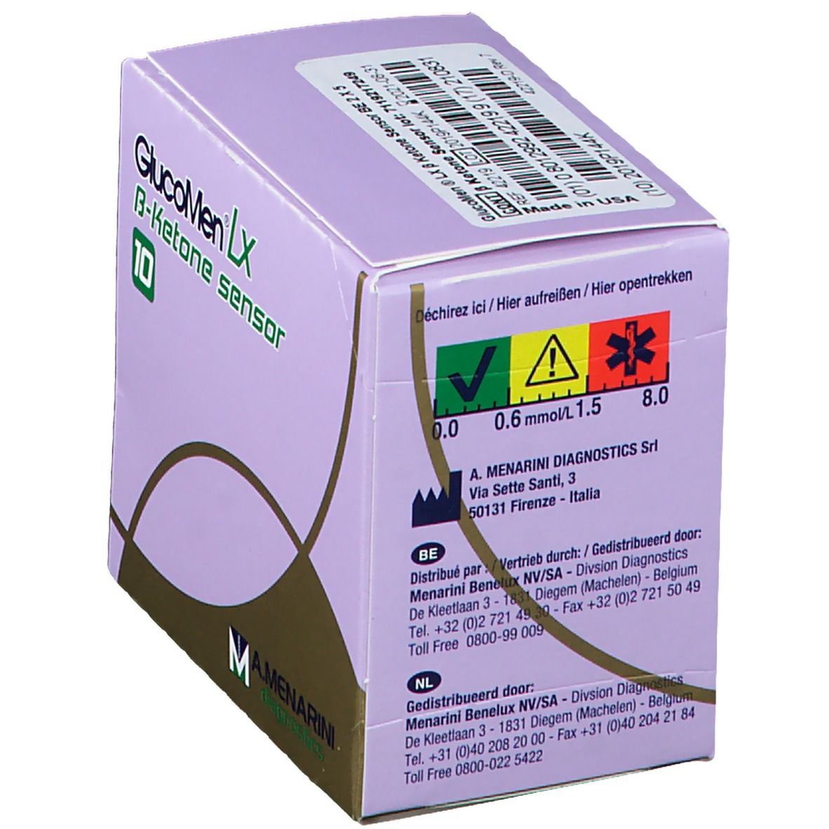 GlucoMen LX Plus Ket Sensors
