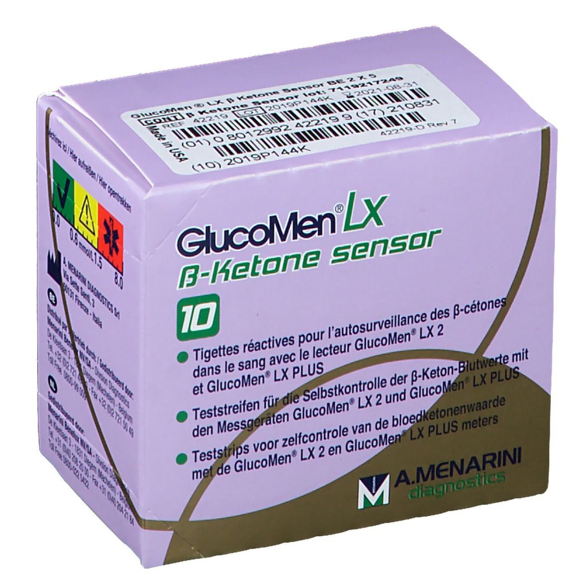 GlucoMen LX Plus Ket Sensors