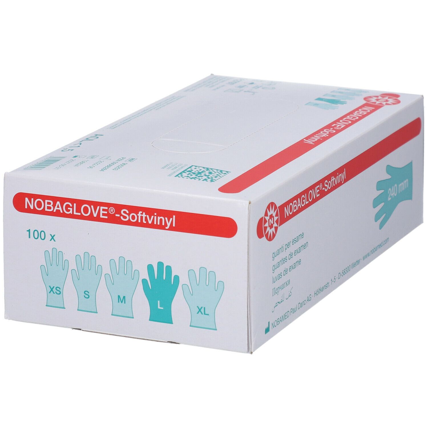 Noba Vinyl Gloves Powder Free L 5700576