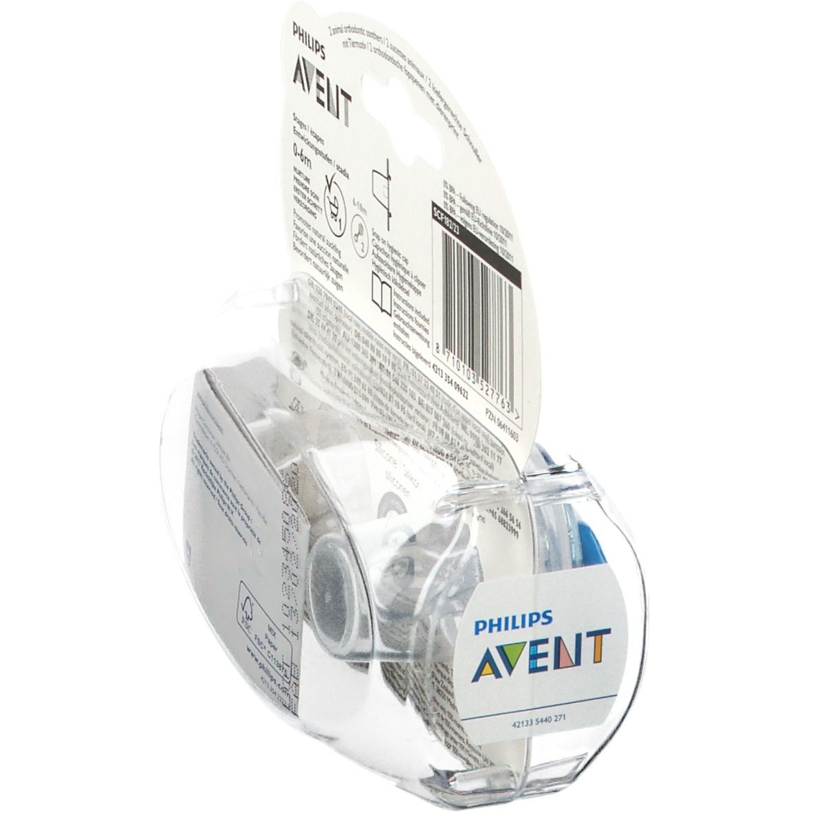 Avent Tétine Silicone 0-6m Petits Animaux