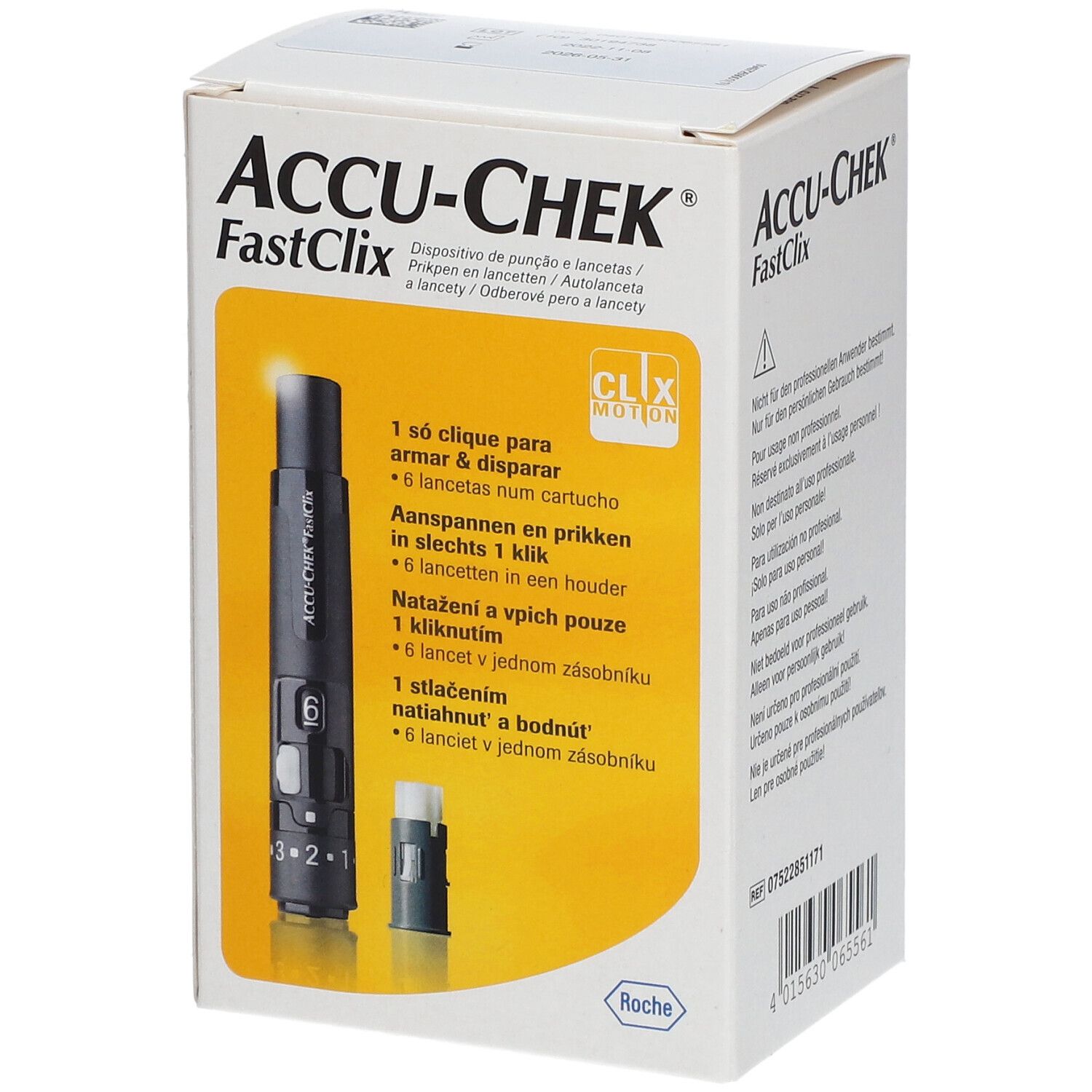 Accu-Chek FastClix Prikpen + 6 Lancetten