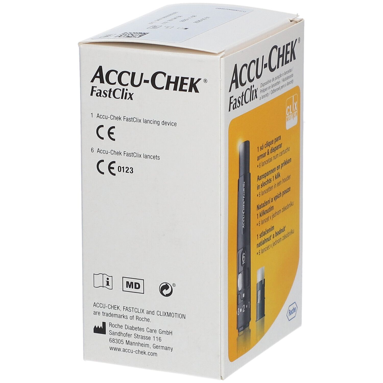 Accu-Chek FastClix Prikpen + 6 Lancetten