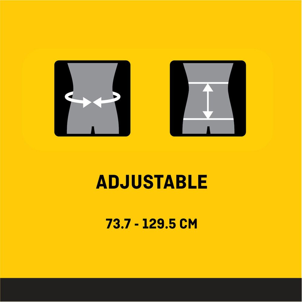 Achterkant van de verpakking met FUTURO lendenband. Productkenmerken en instructies.