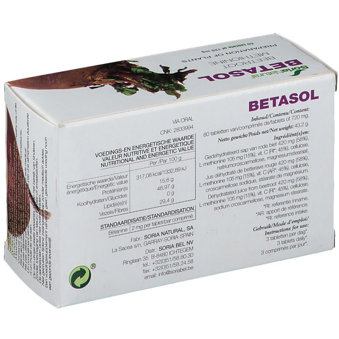 Soria Natural Betasol
