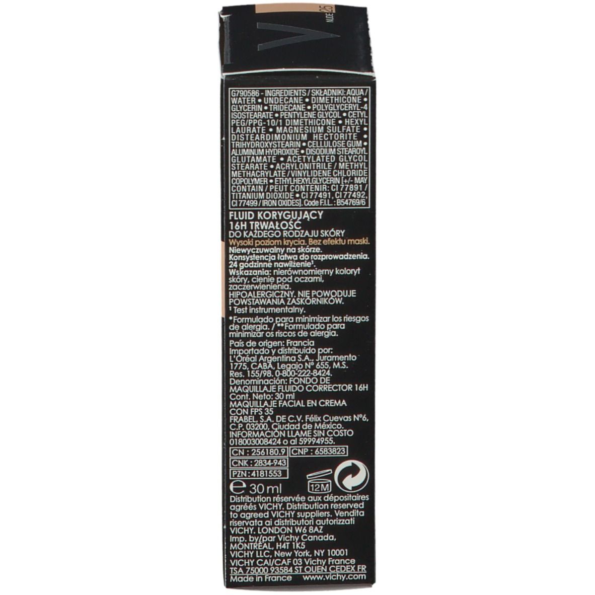 Vichy Dermablend Fond De Teint Correct 25 Nude
