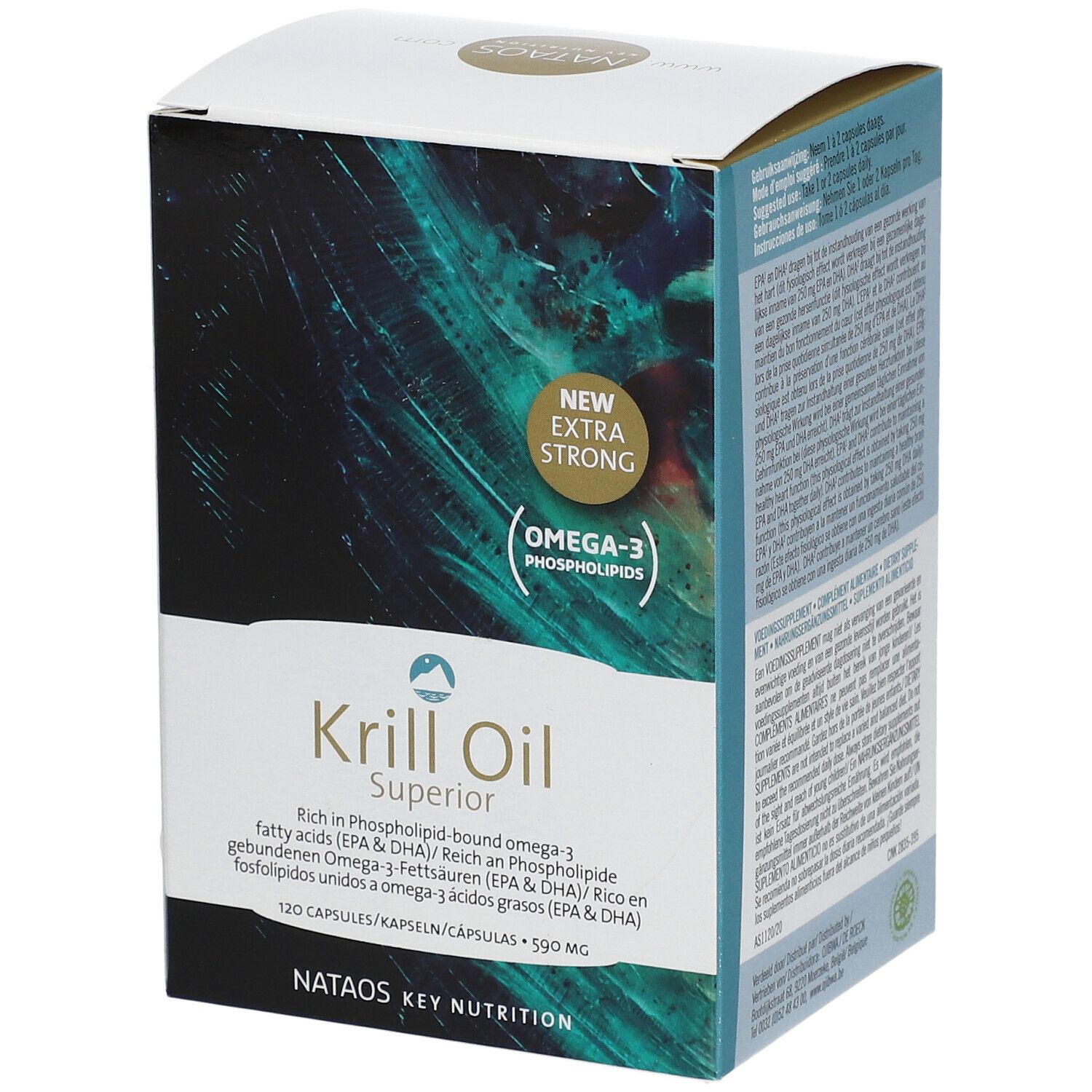 Nataos Key Nutrition Krill Oil Superior 500mg