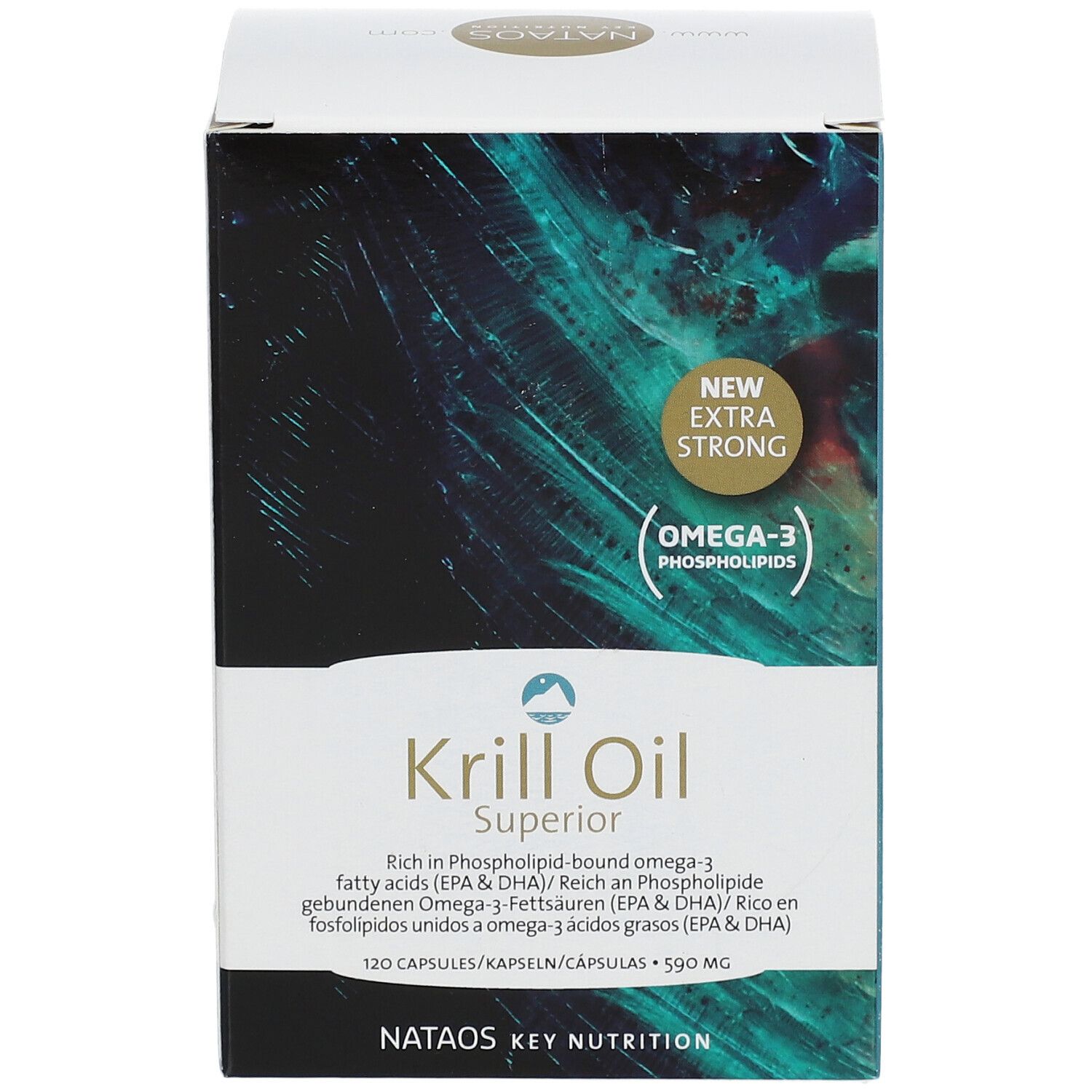 Nataos Key Nutrition Krill Oil Superior 500mg
