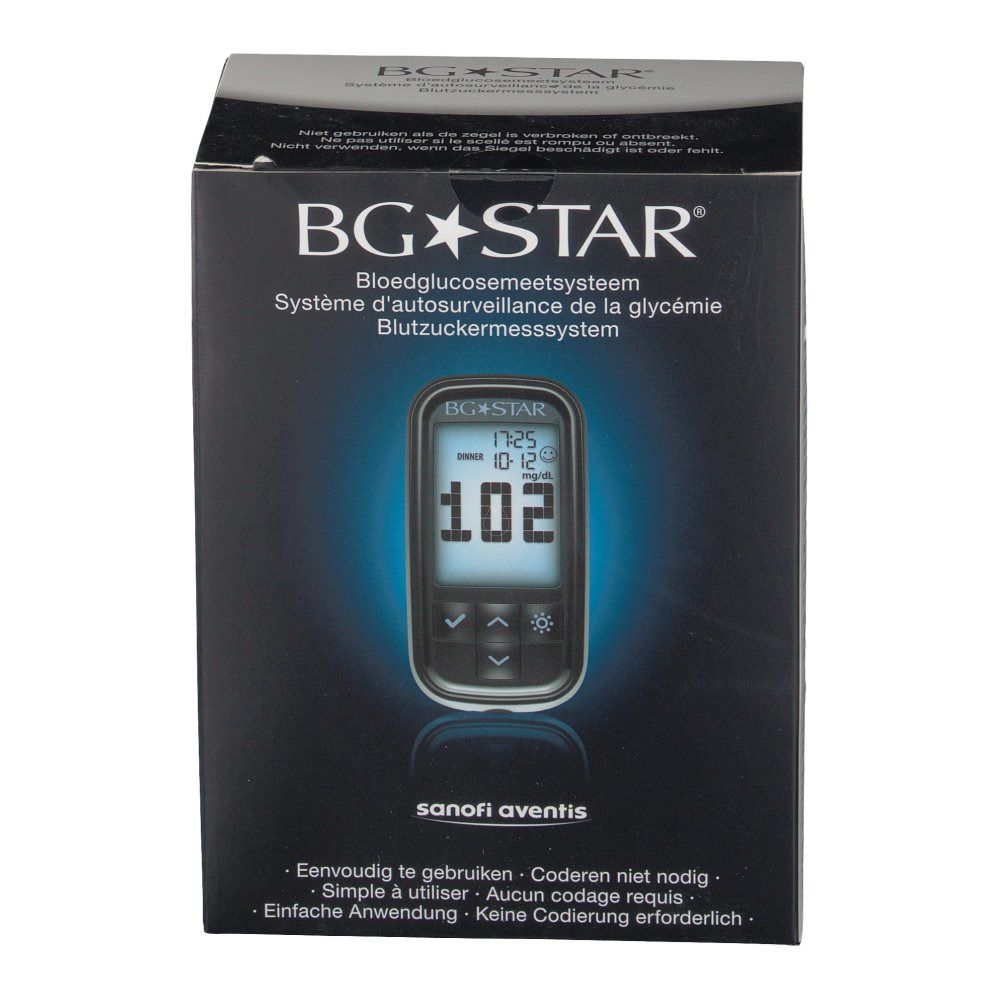 BGStar Kit Bloedglucosemeter