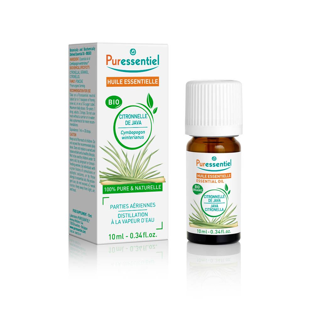 Puressentiel Citronnelle de Java Huile Essentielle Bio