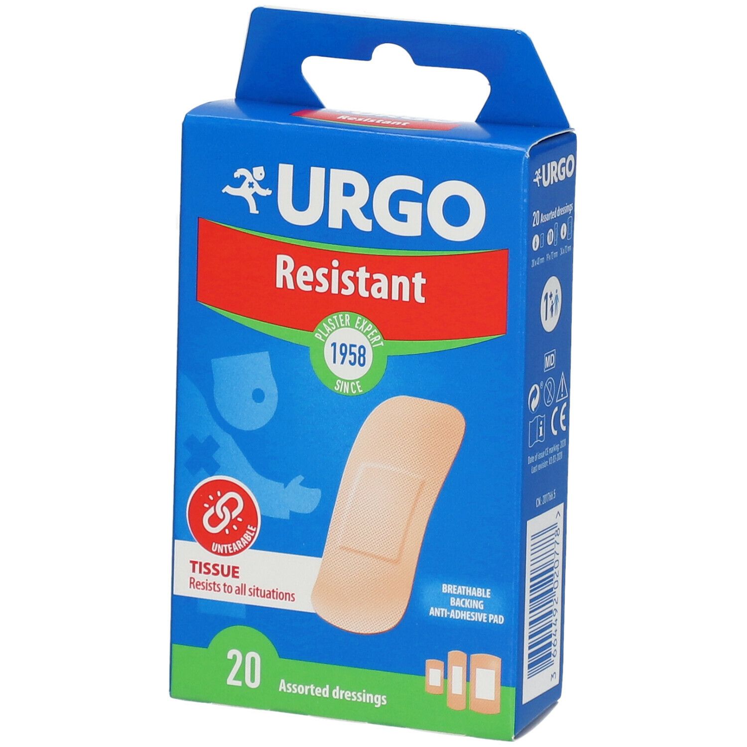 Urgo Resistant Pans 20X72Mm+20X40Mm