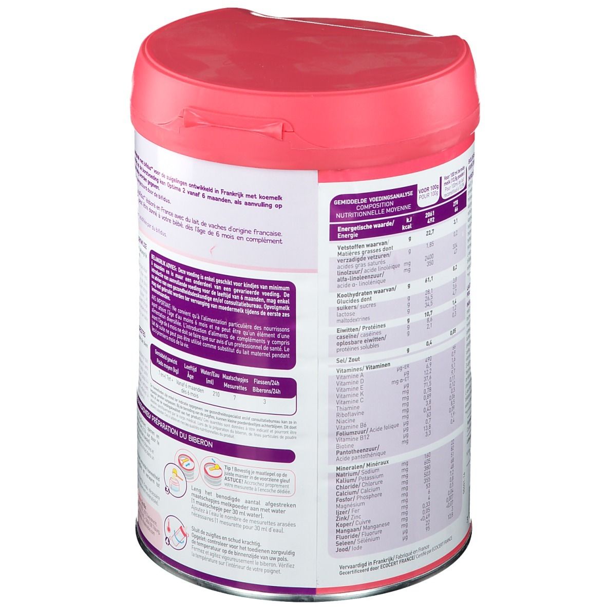 Babybio Optima 2 Lait de Suite +6 Mois