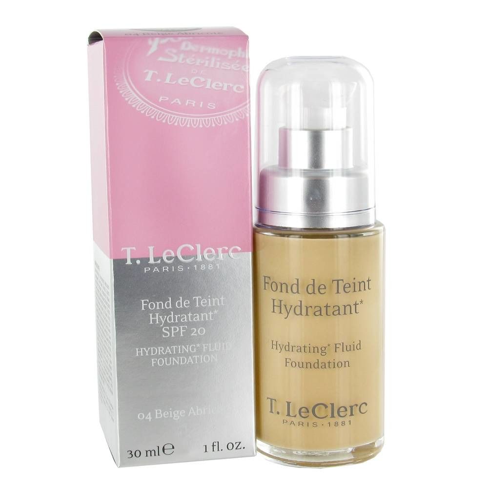 T.LeClerc Fond De Teint Hydratant 04 Beige Abricot