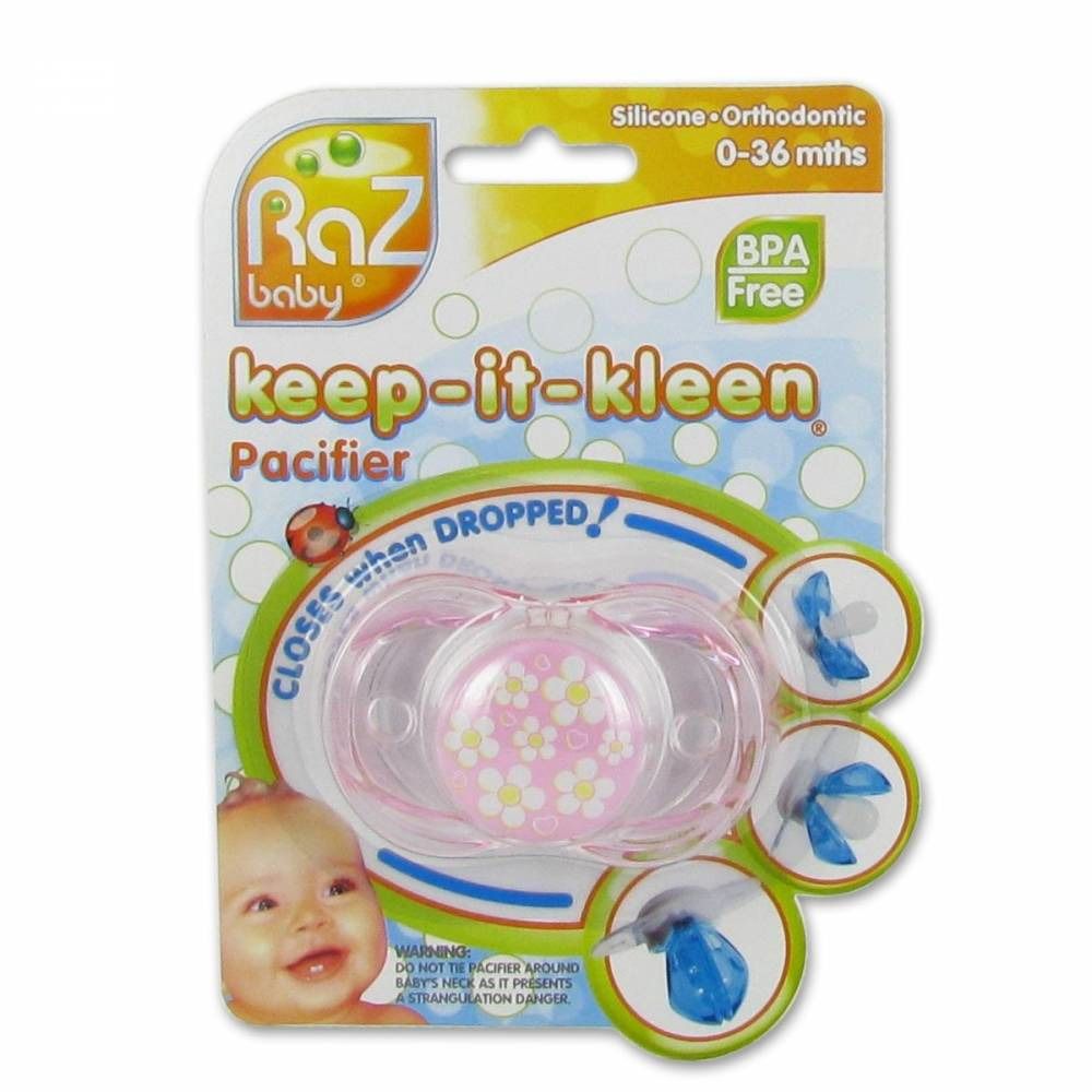 Raz Baby Fopspeen Pink/Flower/Hearts