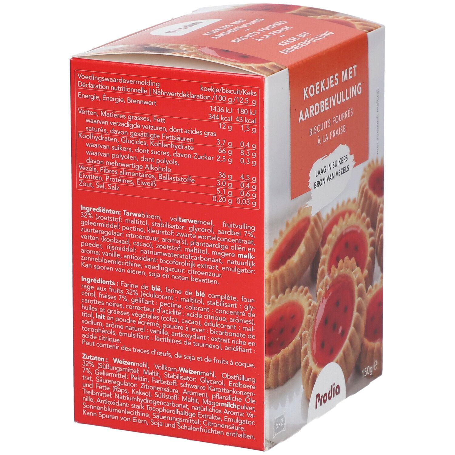 Prodia Biscuits Fourres Fraise