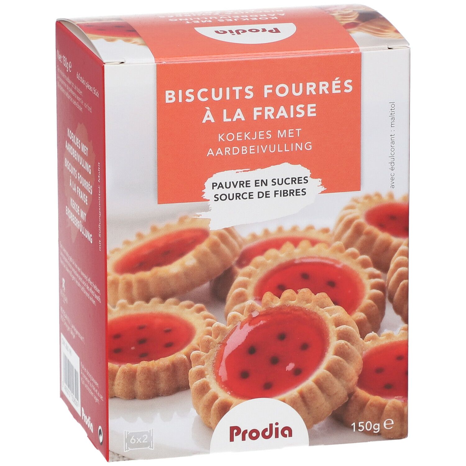 Prodia Biscuits Fourres Fraise