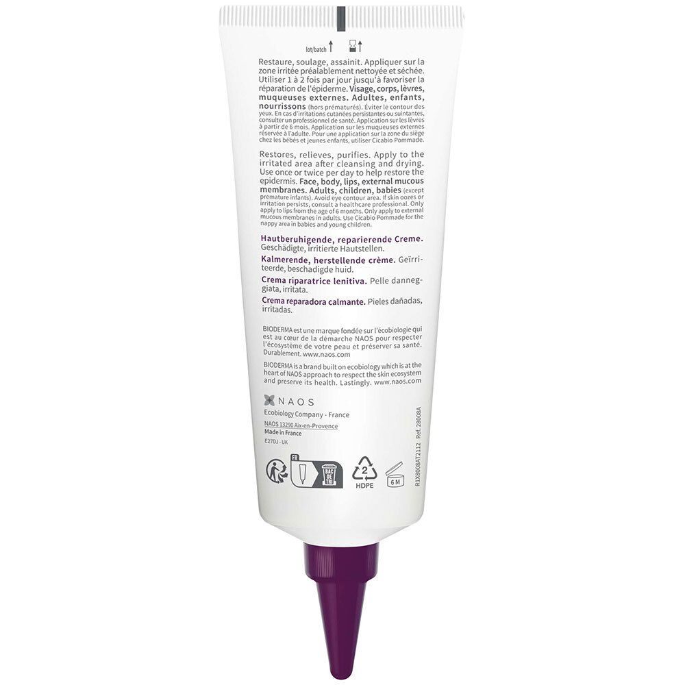 Bioderma Cicabio Crème Peaux Abimées