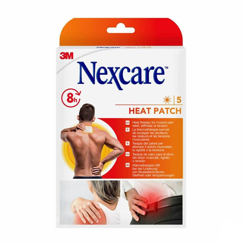 3M Nexcare Heating Patch 5 Compresses Autochauffantes N2005P