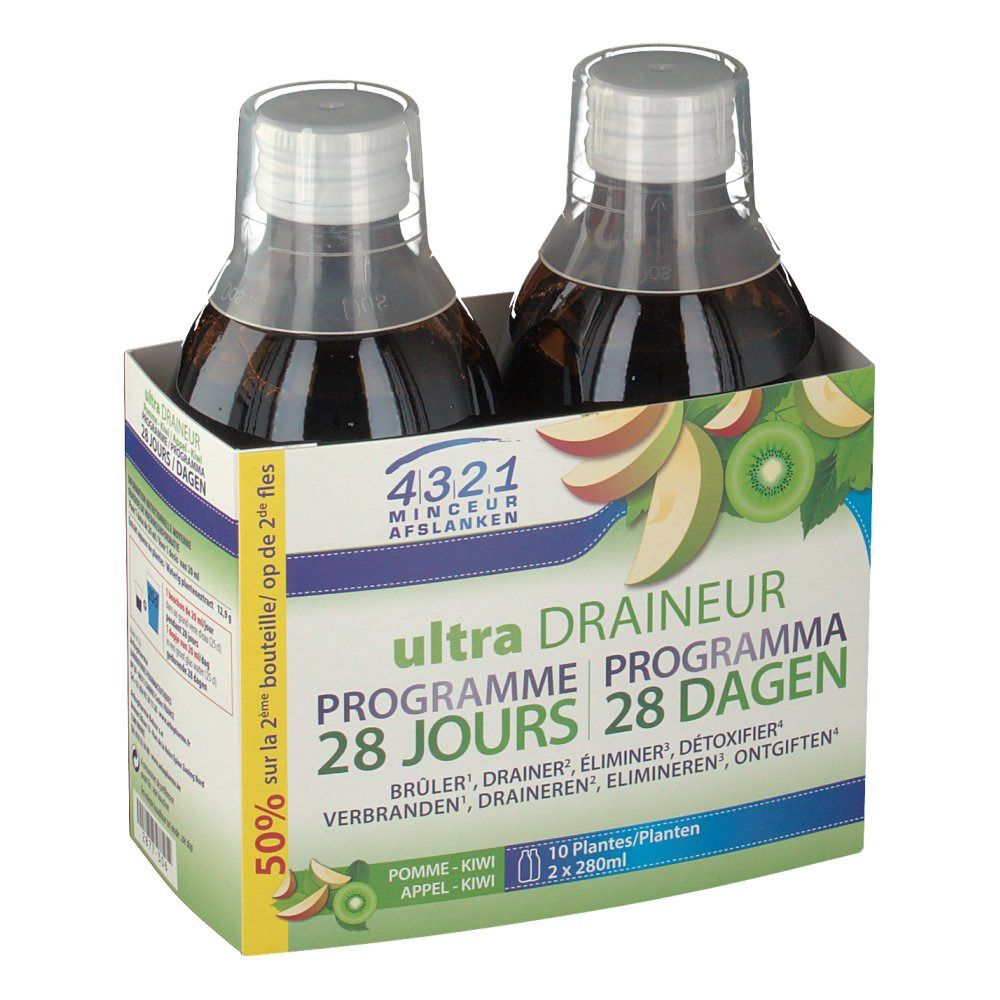 4321 Minceur Draineur Pomme-Kiwi Duo Promo