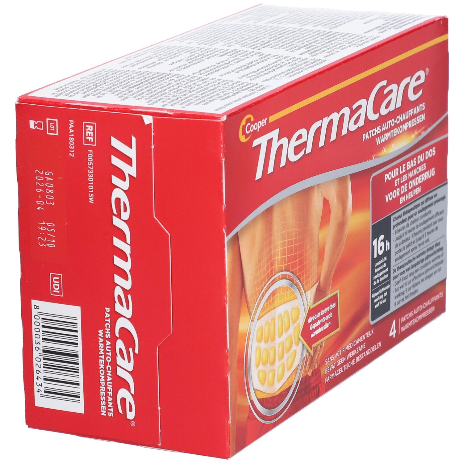 ThermaCare Patch Auto-Chauffantes Mal au Dos