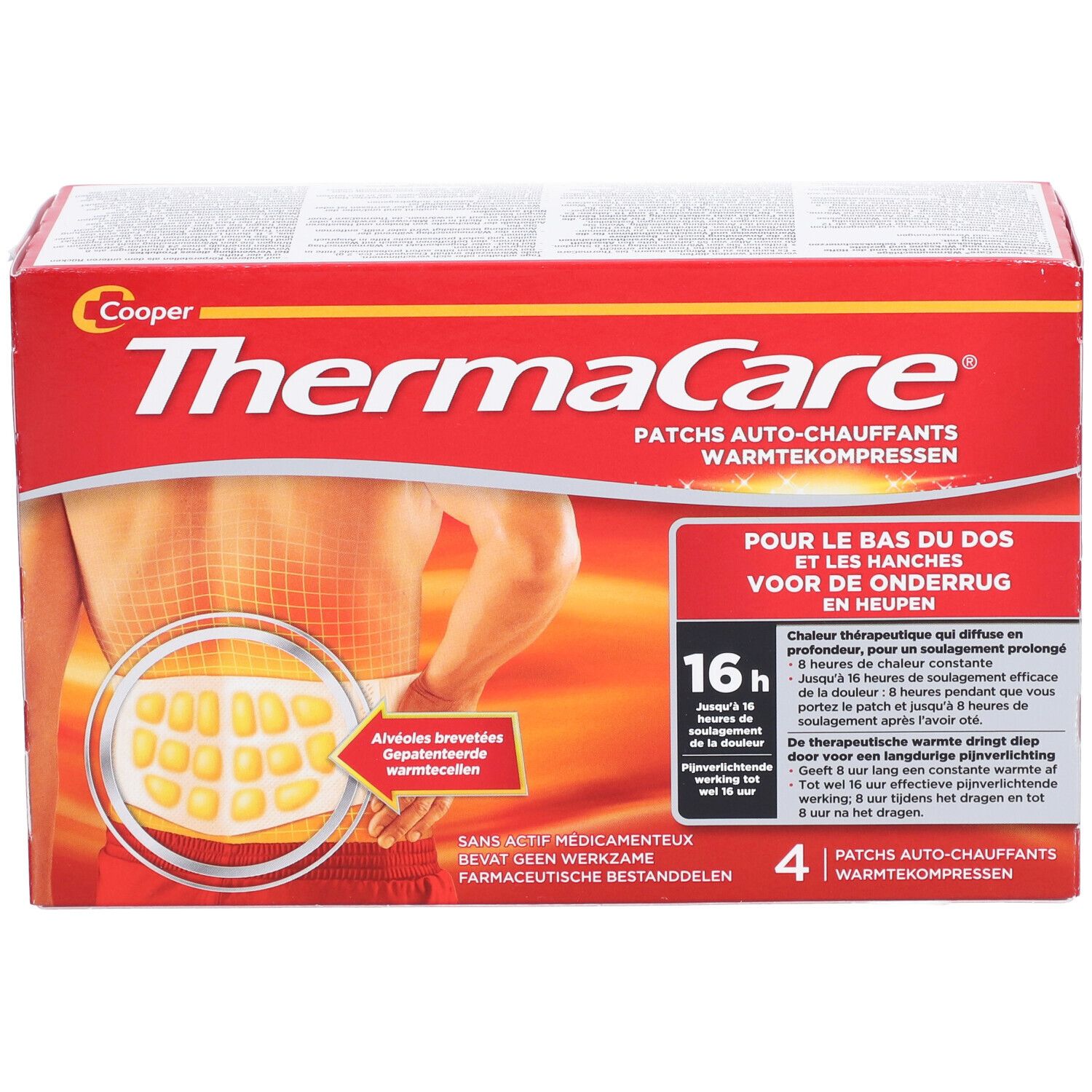 ThermaCare Patch Auto-Chauffantes Mal au Dos